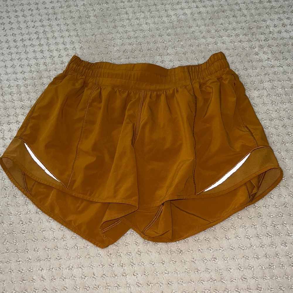 lululemon athletica Orange Athletic Shorts